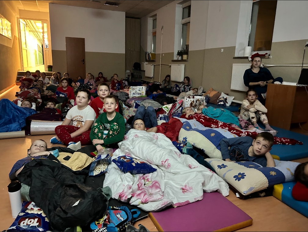 ,,Wielkie wyzwanie w szkole nocowanie”